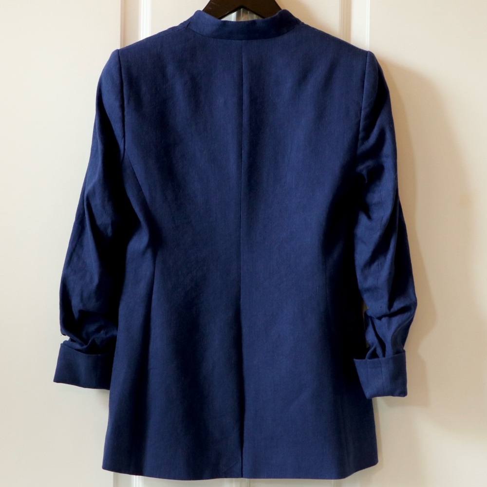 ALICE + OLIVIA Jerri Long Collarless Blazer - Picture 10 of 11